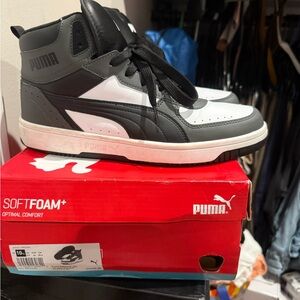 Puma Black and White SoftFoam+ Sneakers